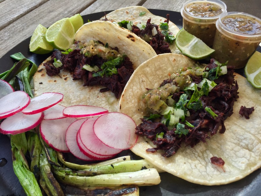 Braised Hibiscus Street&nbsp;Tacos